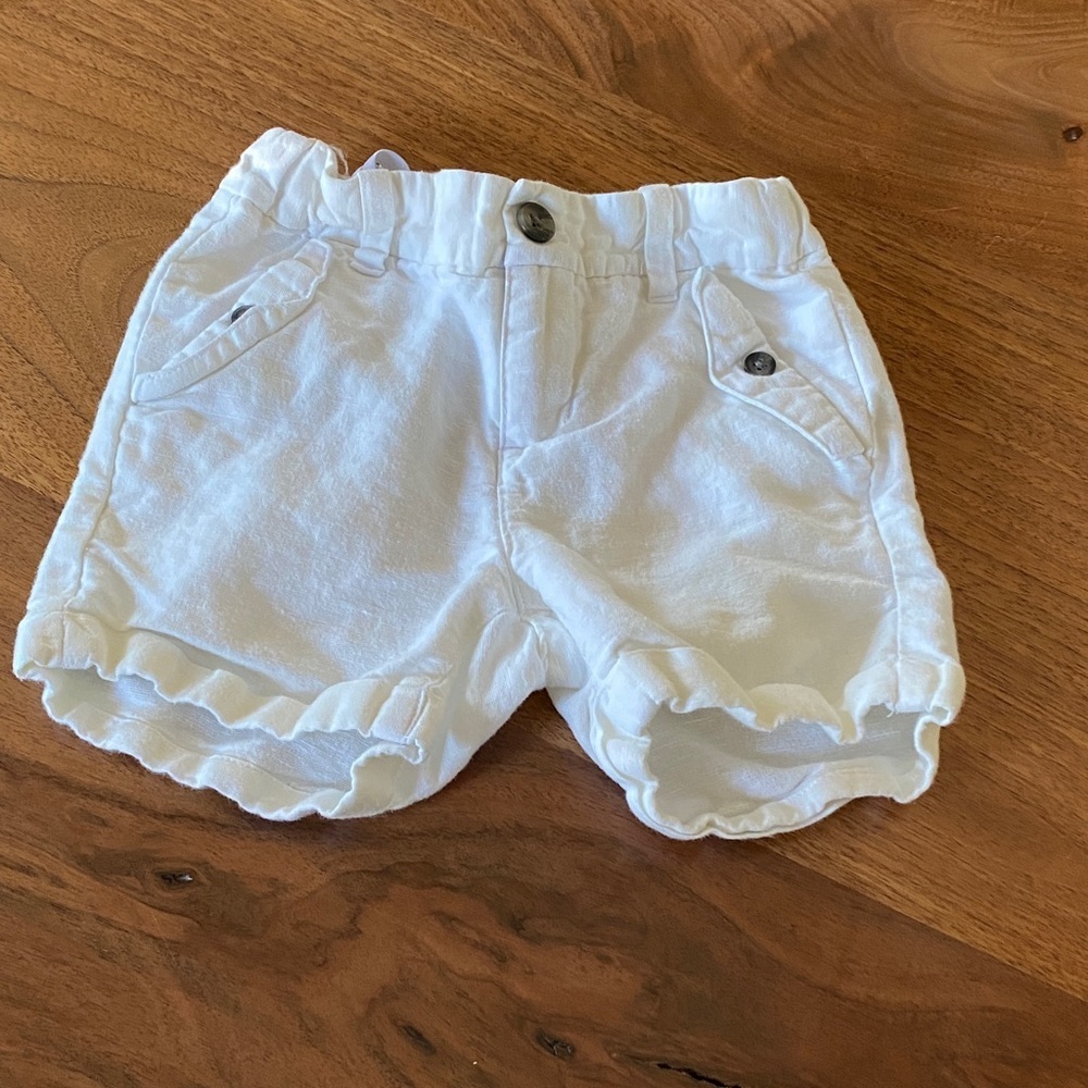 Janie and Jack linen cotton blend toddler boy shorts.  Size 2T